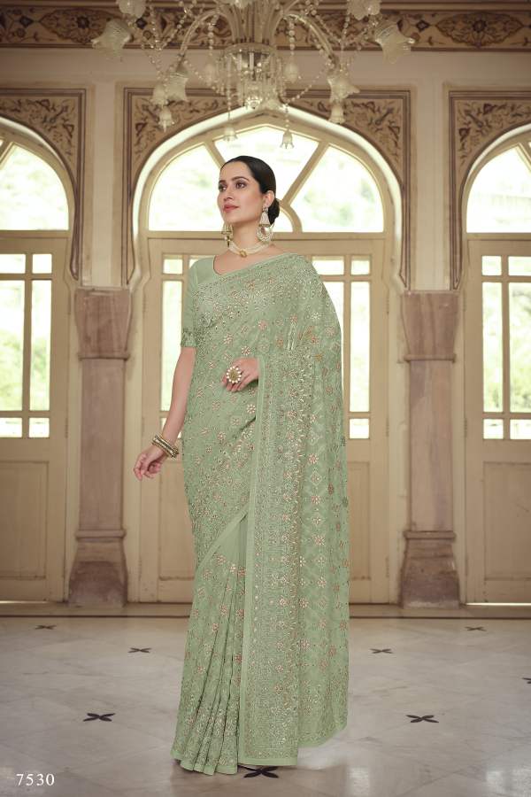 Arya Swarna 2 Party Wear Georgette Wedding Wear Heavy Latest Designer Saree Collection